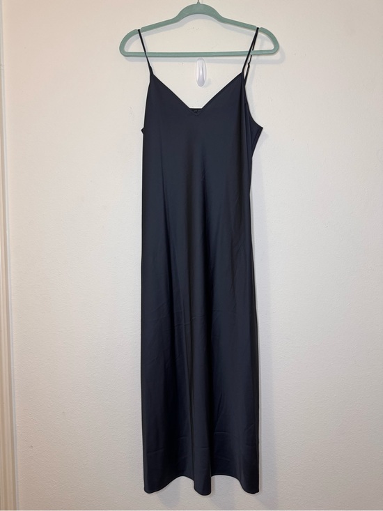 All Saints Dresses & Skirts - NEW AllSaints Satin Midnight BlueSlip Dress Spaghetti Strap